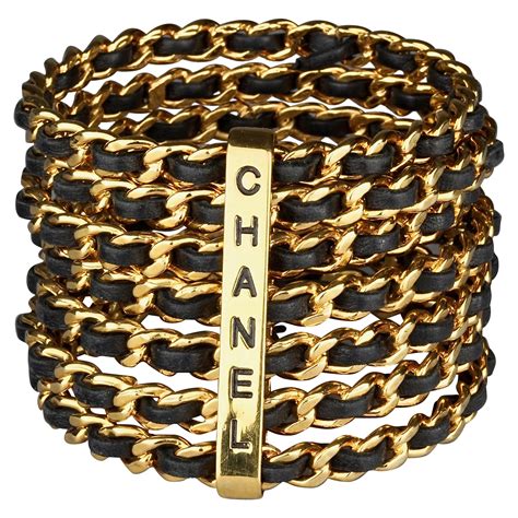 vintage chanel cuff|the realreal chanel cuff.